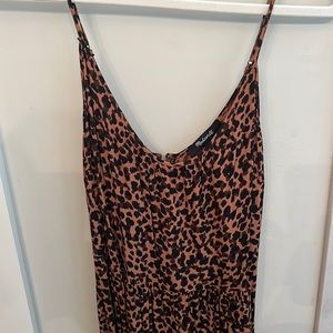 Madewell Cheetah Print Jumpsuit
